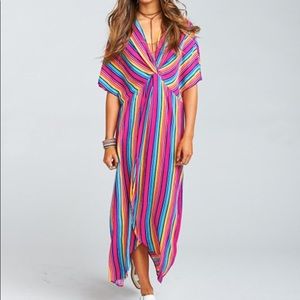 NWOT SMYM Get Twisted Maxi dress
